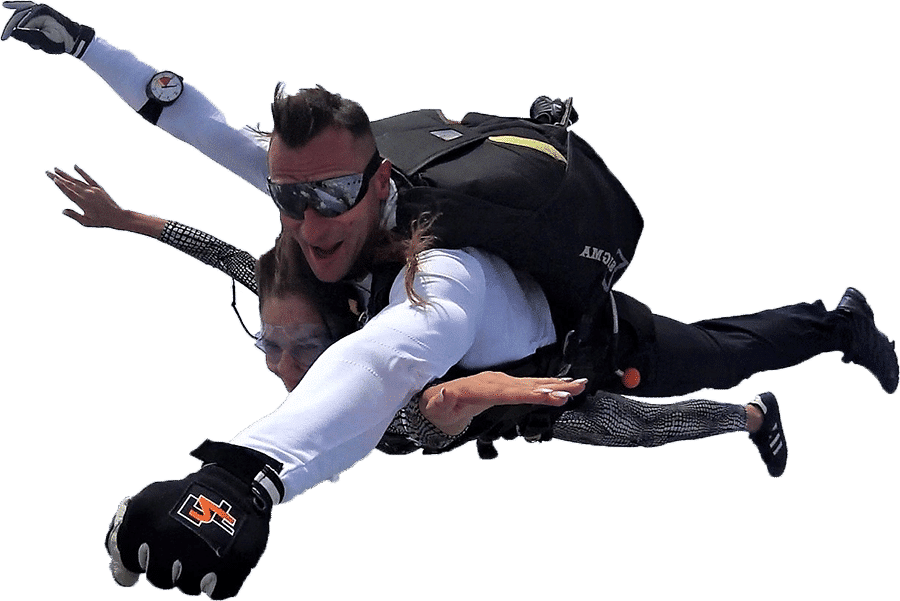 skok ze spadochronem w tandemie